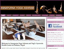 Tablet Screenshot of nepalyogaguru.com